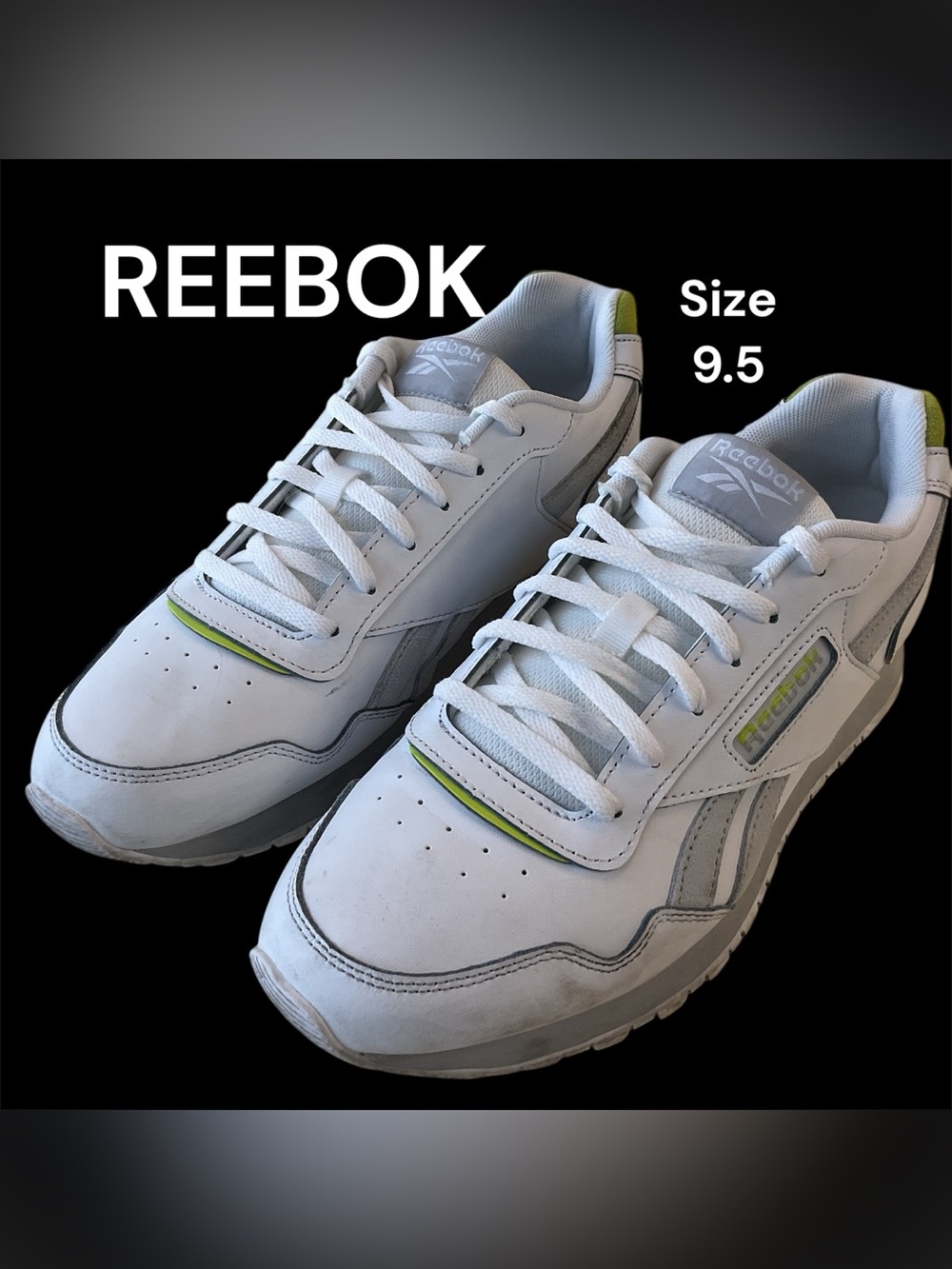 Reebok White Leather Shoes